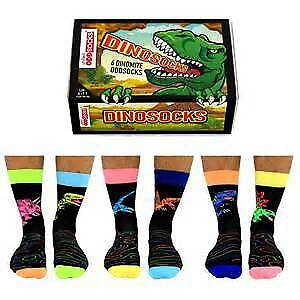 United Odd Socks Socks Mens Novelty Dinosocks - Size 6-11
