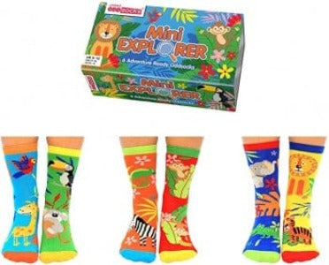 United Odd Socks Socks Mini Explorer 6 Oddsocks