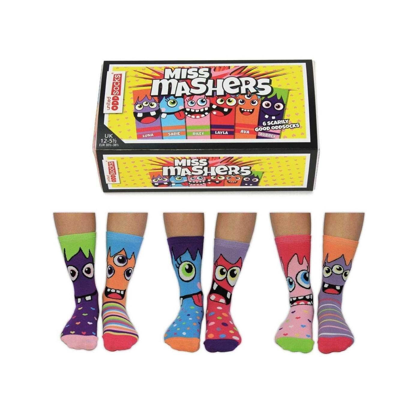 United Odd Socks Socks Novelty Socks for Girls - Miss Mashers
