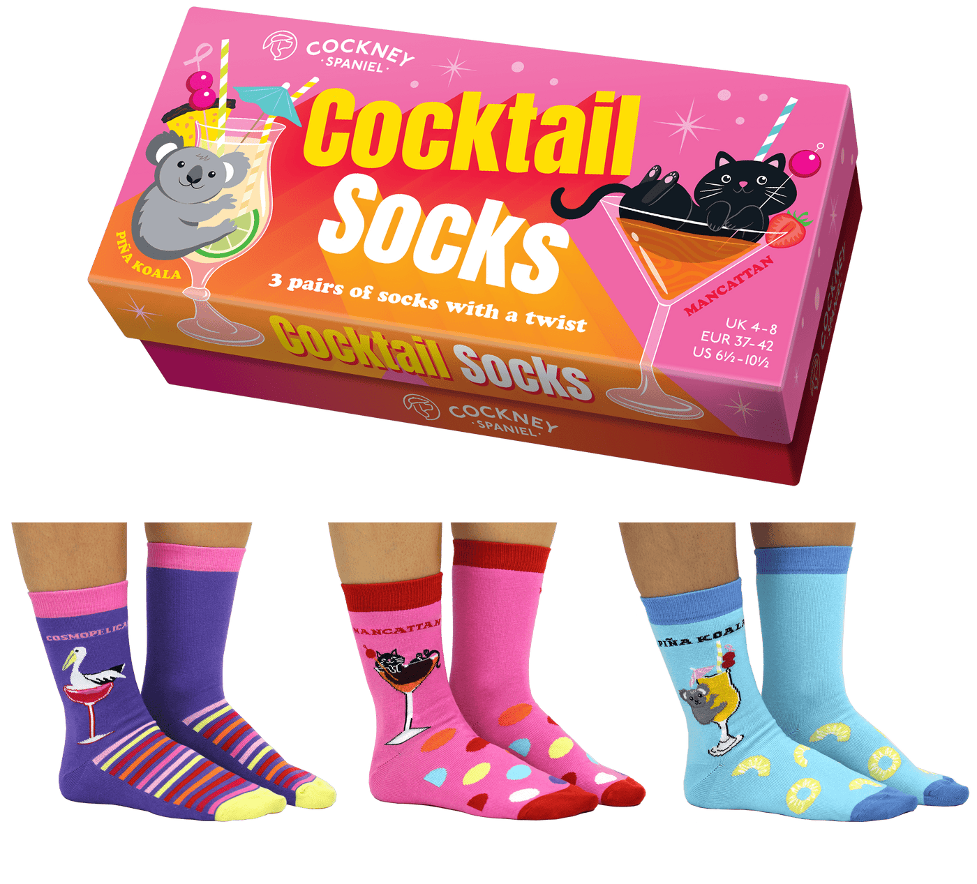 United Odd Socks Socks Novelty Women's Cocktail Socks