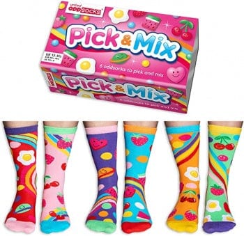 United Odd Socks Socks Pick & Mix 6 Oddsocks to Pick and Mix