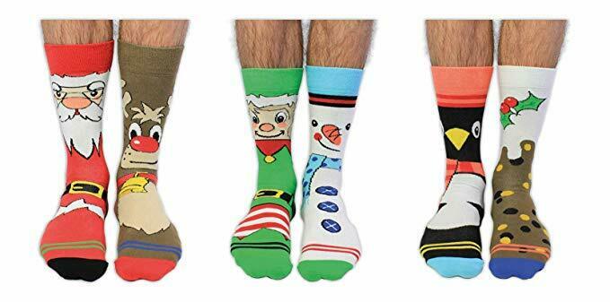 United Odd Socks Socks Santa Banta Christmas Socks
