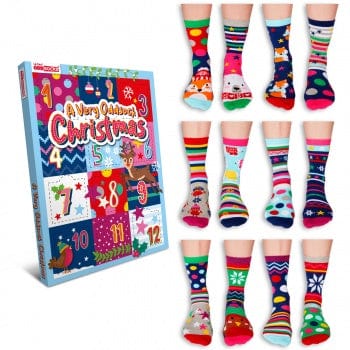 United Odd Socks Socks United Oddsocks 12 Days of Christmas Women's Advent Calendar