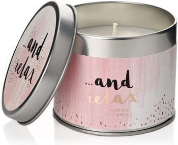 Widdop Gifts Candles 'And Relax' Luxury Fig and Jasmine Scented Candle