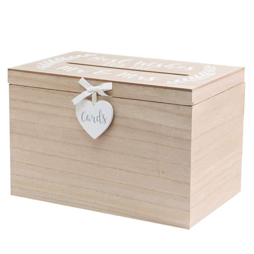 Widdop Gifts Trinket & keepsake Boxes Best Wishes for New Mr & Mrs Wedding Card Box