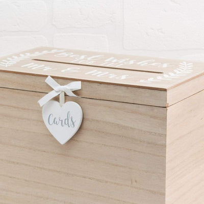 Widdop Gifts Trinket & keepsake Boxes Best Wishes for New Mr & Mrs Wedding Card Box