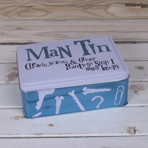 Widdop Gifts Storage Tins Brightside Man Tin Odds and Ends Storage Tin