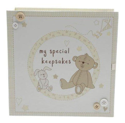 Widdop Gifts Trinket & keepsake Boxes Button Corner Babies Special Compartmental Keepsakes Box