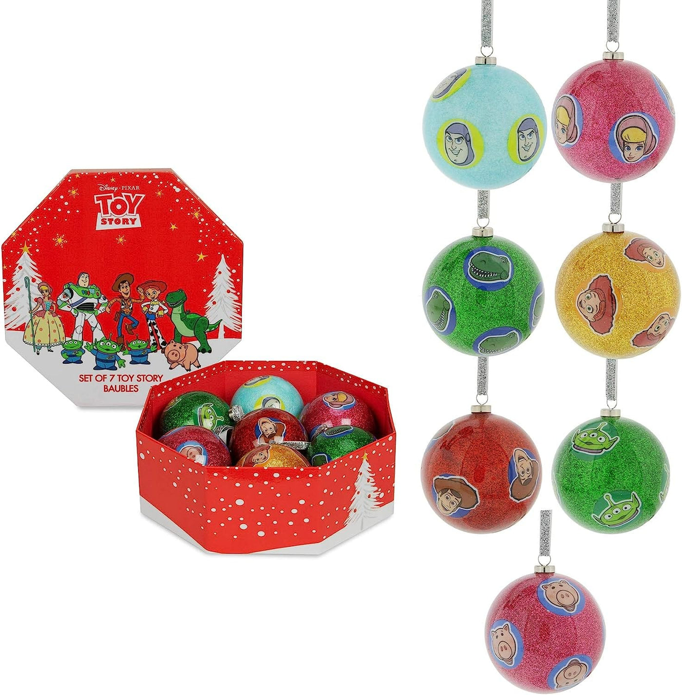 Widdop Gifts Christmas Decorations Disney Toy Story Christmas Baubles