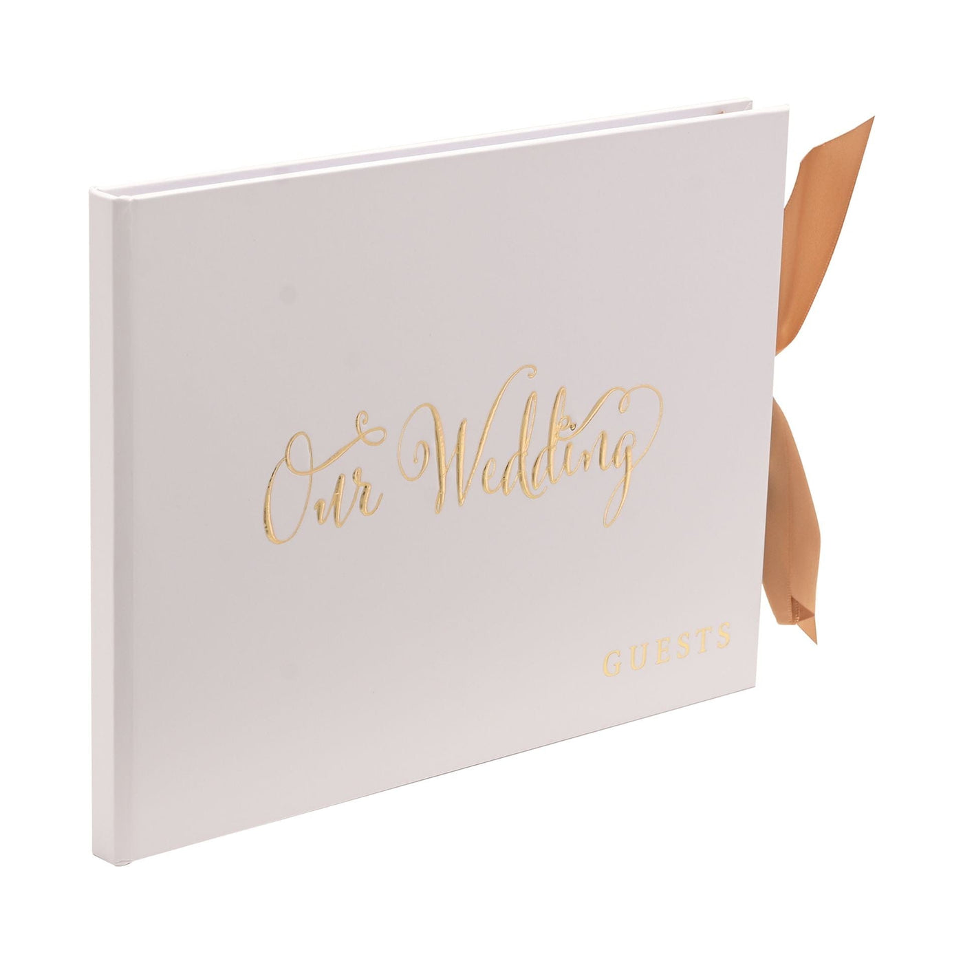 Widdop Gifts Guest Books Gold Foiled Wedding Guest Book