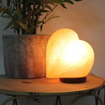 Widdop Gifts Candles & Diffusers Heart Shaped Salt Lamp