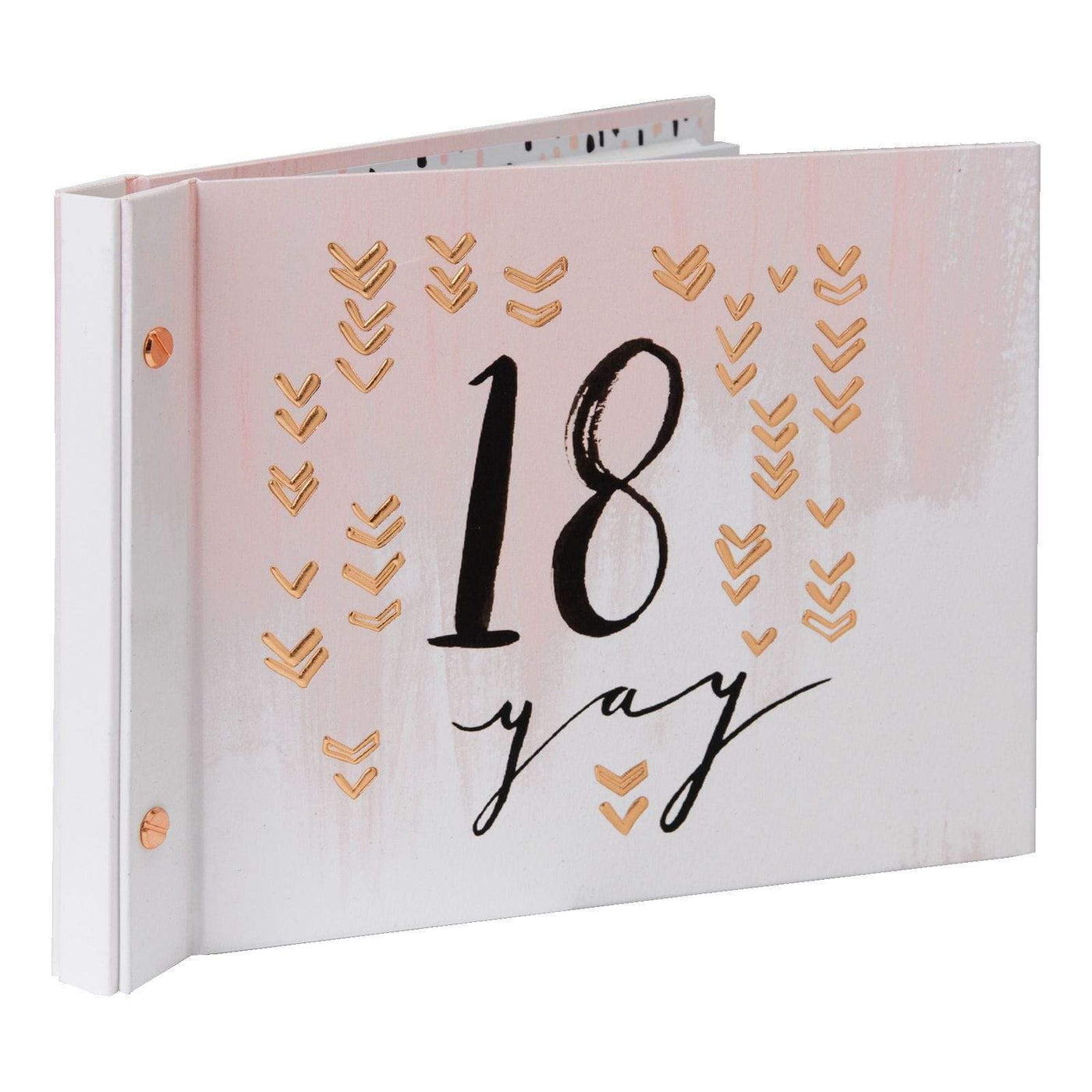 Widdop Gifts Photo Frames & Albums Ladies 18th Birthday Photo Album with Message Space
