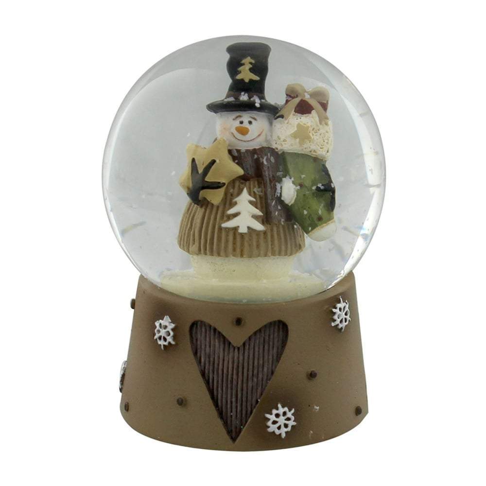 Widdop Gifts Snow Globes, Christmas Decorations Mini Snowman Snow Globe