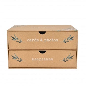 Widdop Gifts Trinket & keepsake Boxes Our Wedding Keepsake Box With Drawers