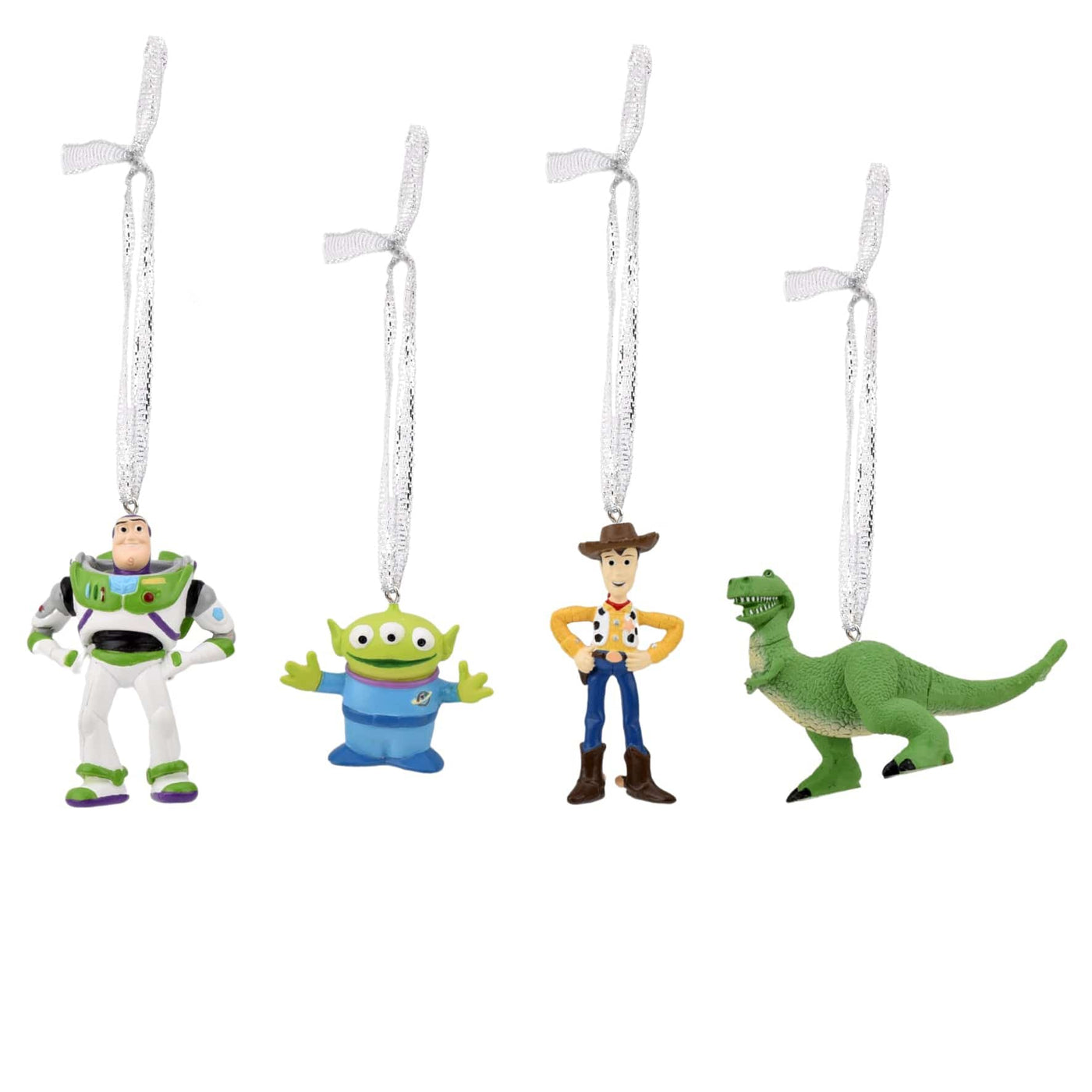 Set of Four Toy Story Christmas Tree Decorations