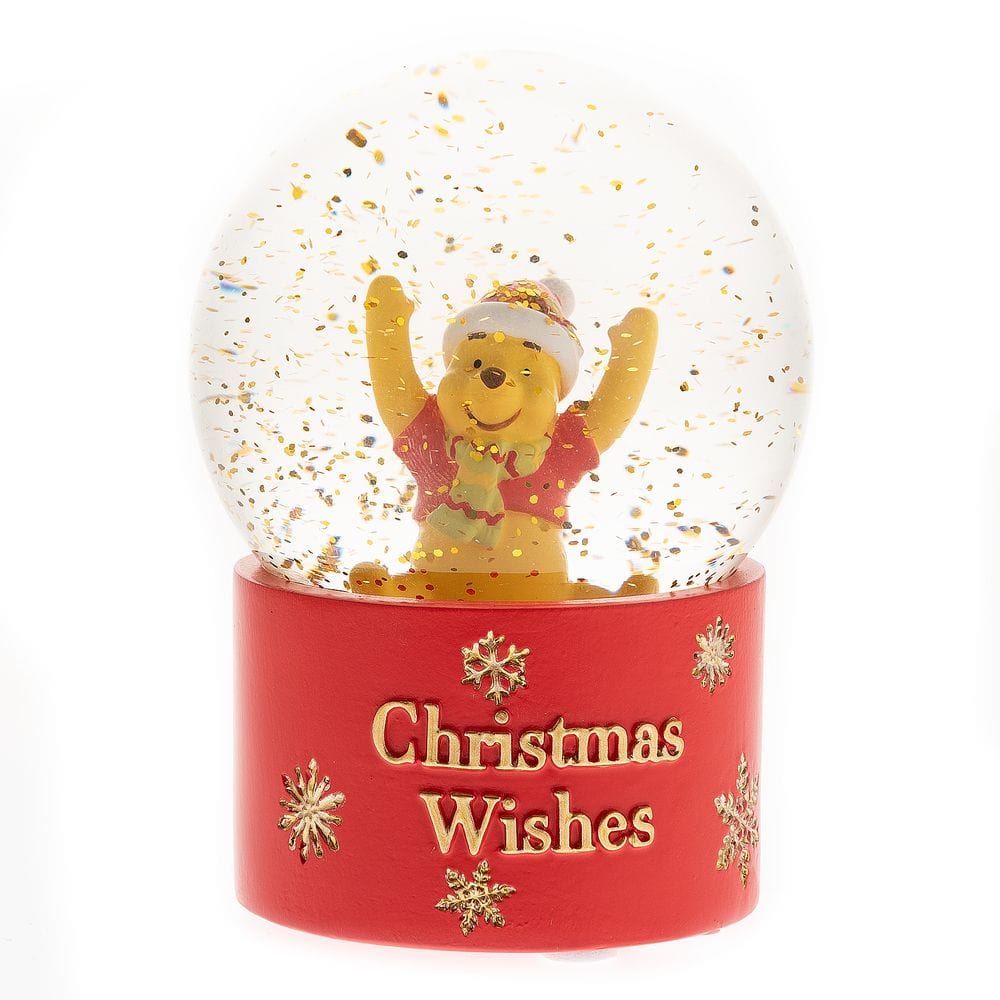Widdop Gifts Christmas Decorations Winnie the Pooh Disney Characters Festive Snow Globe