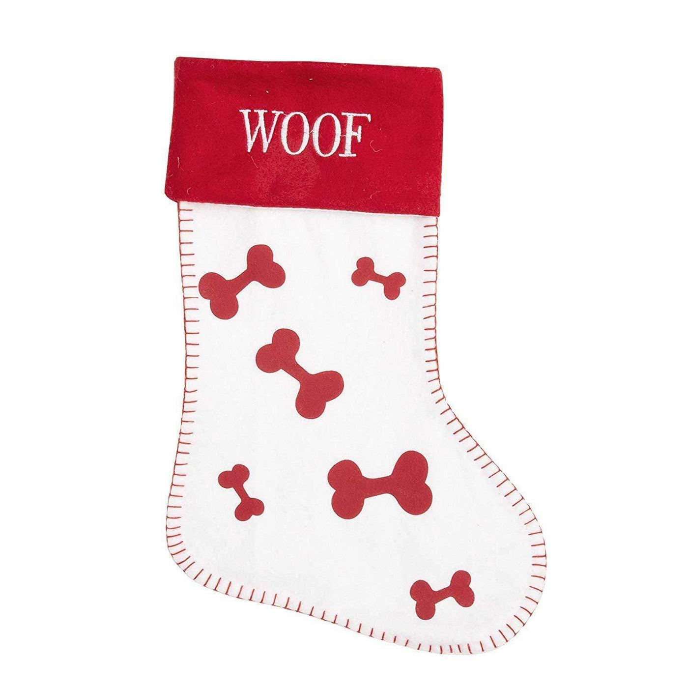 Widdop Gifts Stockings Woof Christmas Stocking for Dogs