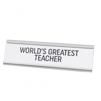 Widdop Gifts Wall Signs & Plaques World's Greatest Teacher Free Standing Plaque