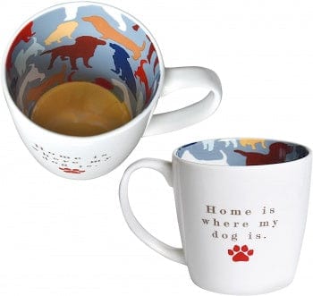 WPL Mugs & Drinkware 'Home is where my dog is' Mug