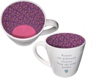 WPL Kitchen Accessories 'Sisters are different flowers from the same garden' Mug