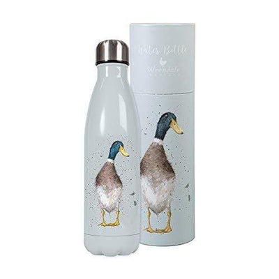 Wrendale Designs Water bottle Duck Choice of Country Animal Illustrated Water Bottles