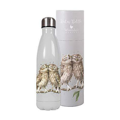 Wrendale Designs Water bottle Owls Choice of Country Animal Illustrated Water Bottles