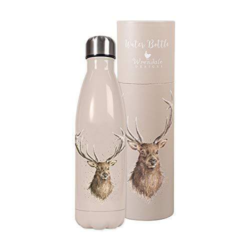 Wrendale Designs Water bottle Stag Choice of Country Animal Illustrated Water Bottles