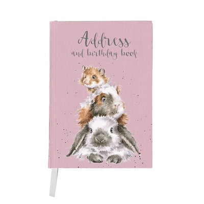 Wrendale Designs Stationery Furry Friends Choice of Design Address & Birthday Book