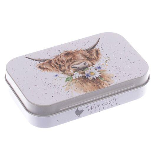 Wrendale Designs Storage Tins Highland Cow Choice Of Design Mini Gift Tin