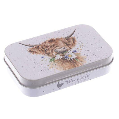 Wrendale Designs Storage Tins Highland Cow Choice Of Design Mini Gift Tin