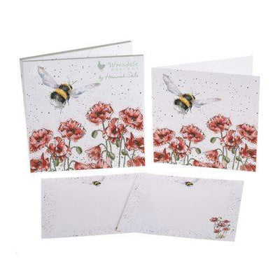 Wrendale Designs Stationery Bumble Bee Choice Of Design Notecard Packs