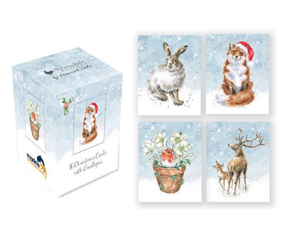 Wrendale Designs christmas cards Hare Choice of Design Small Christmas Cards