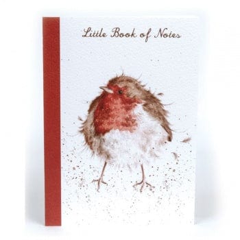 Wrendale Designs Stationery Christmas Robin Little Notebook