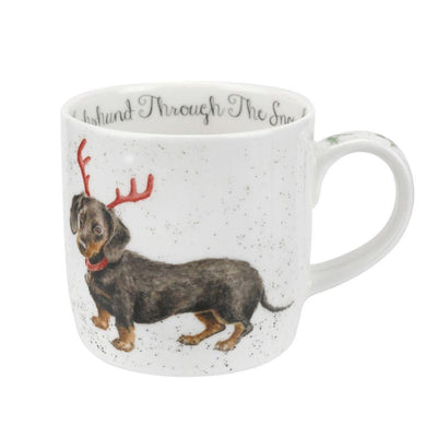 Wrendale Designs Mugs & Drinkware Dachshund Snow Country Animal Illustrated Mugs - Choice of designs