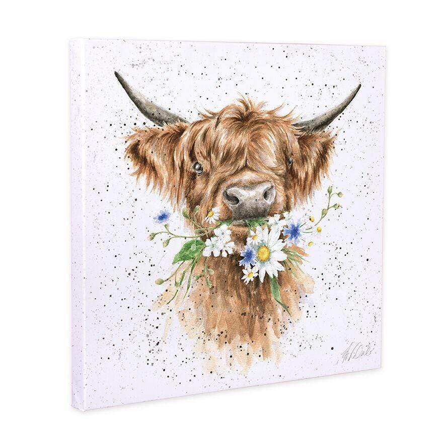 Wrendale Designs Posters & Prints 'Daisy Cow' Canvas