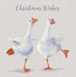 Wrendale Designs christmas cards Dancing On Ice Luxury Christmas Cards
