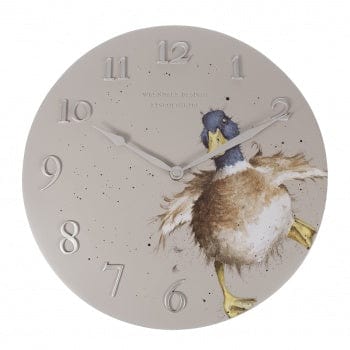 Wrendale Designs Wall Clocks Duck Design Wall Clock