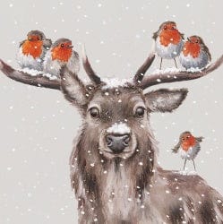 Wrendale Designs christmas cards Festive Friends Luxury Christmas Cards
