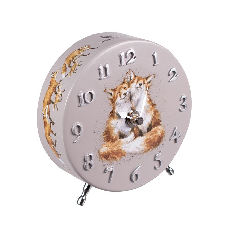 Wrendale Designs Clock Foxes Freestanding Mantel Clock - Choice of Design