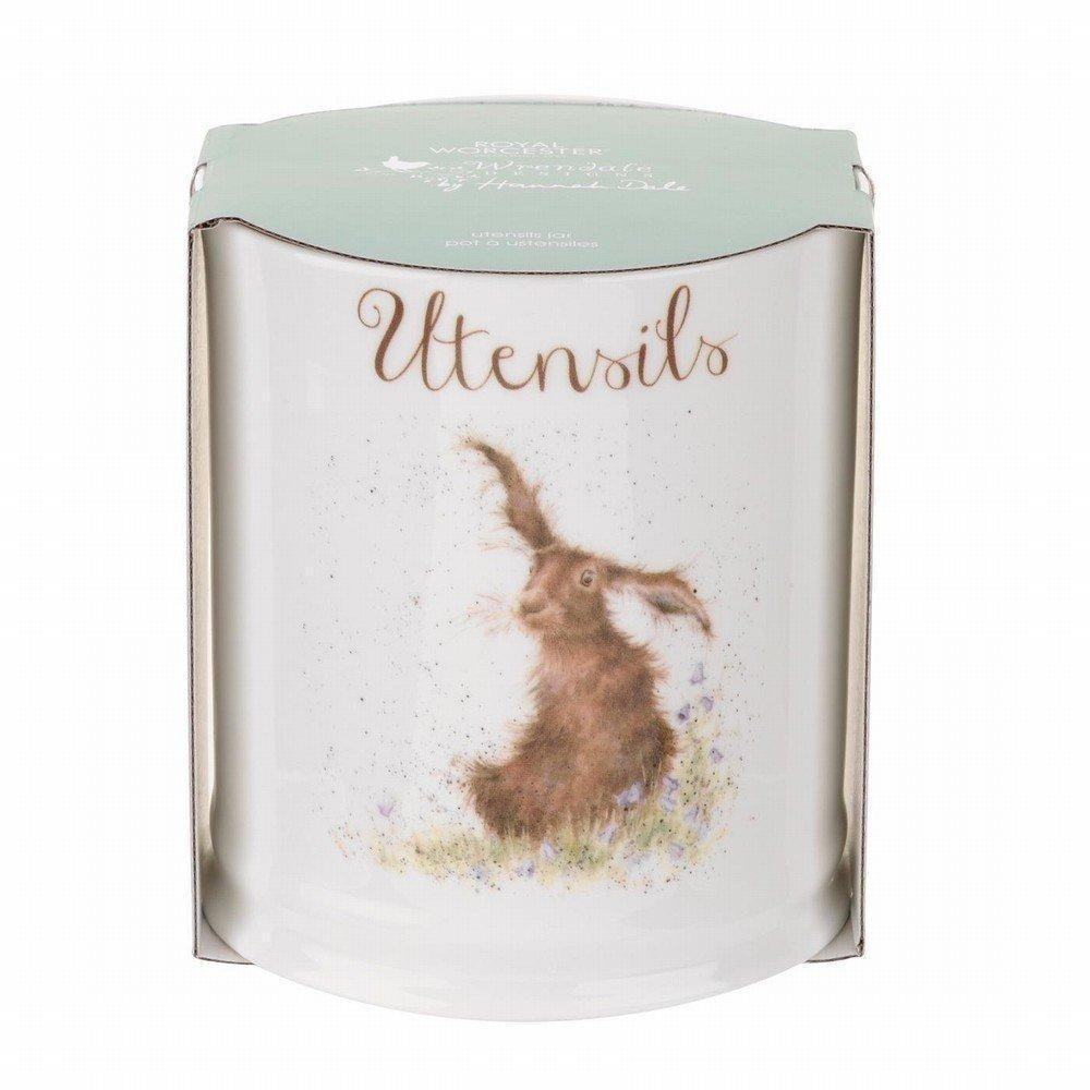 Wrendale Designs Kitchen Accessories Hare Illustrated Utensils Jar