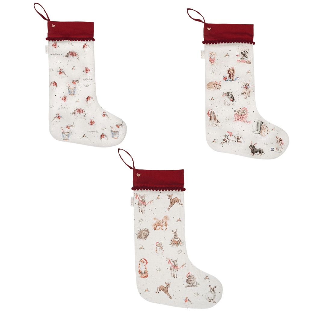 Wrendale Designs Illustrated Animal Design Christmas Stockings