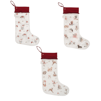 Wrendale Designs Illustrated Animal Design Christmas Stockings