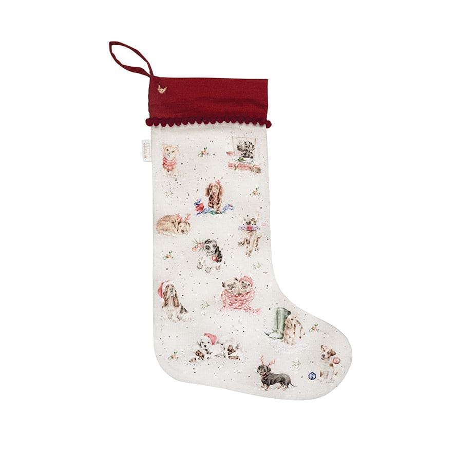 Wrendale Designs A Dog's Life Illustrated Animal Design Christmas Stockings