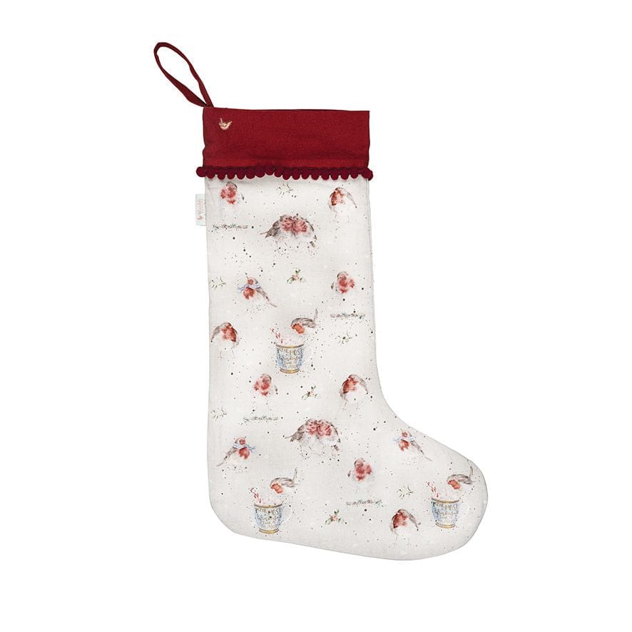 Wrendale Designs Christmas Robin Illustrated Animal Design Christmas Stockings