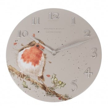 Wrendale Designs Wall Clocks Robin Design Clock