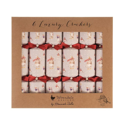 Wrendale Designs Christmas Decorations Christmas Duck Set of 6 Luxury Christmas Crackers - Choice of Design