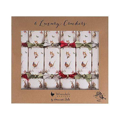 Wrendale Designs Christmas Decorations Woodland Set of 6 Luxury Christmas Crackers - Choice of Design