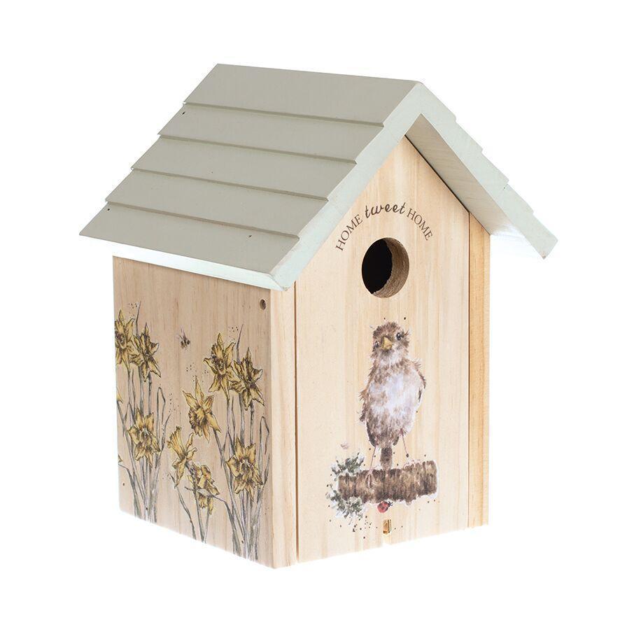 Wrendale Designs Garden Accessories Sparrow Birdhouse with 32mm Hole