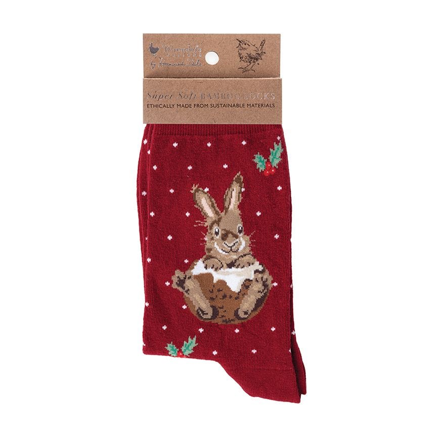 Wrendale Designs Socks Little Pudding Rabbit Super Soft Bamboo Socks - Choice of Design