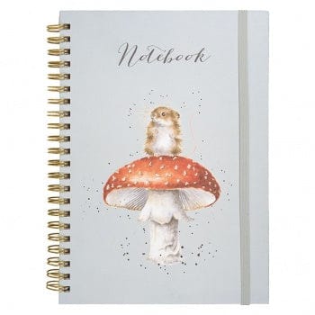 Wrendale Designs Stationery Toadstool and Mice A4 Notebook